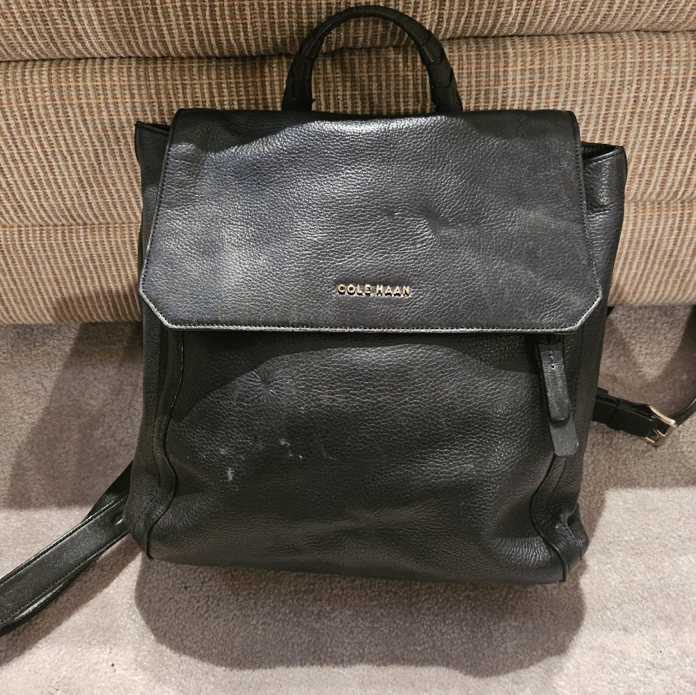 Cole Haan Black Leather  Bag.